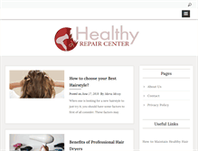 Tablet Screenshot of healthrepaircenter.com